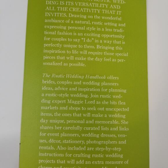 Rustic Wedding Handbook by Maggie Lord - Picture 6 of 13